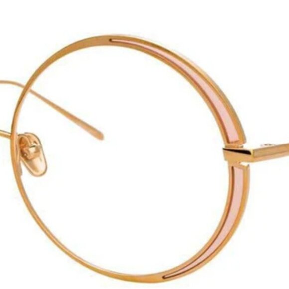 💎 New Ex Store Display Linda Farrow  LFL933-C3 Hart Round Optical Frame - Picture 2 of 2